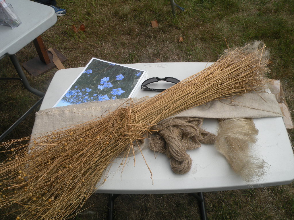 Wyman Annual Meeting 9-21-13 flax into cloth