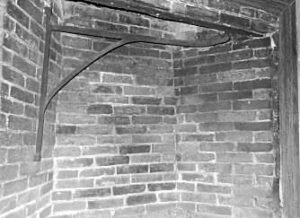 Rumford fireplace at Wyman Homestead